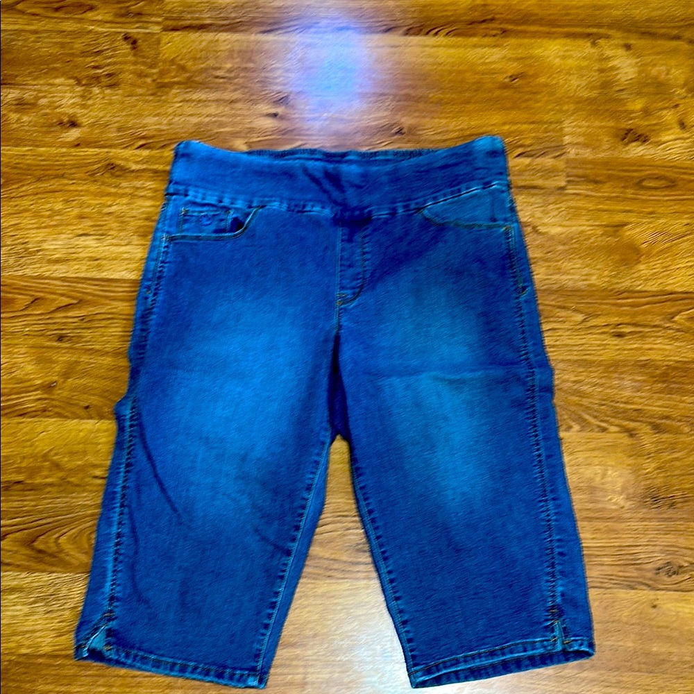 Gloria Vanderbilt Amanda Pull On Classic Blue Denim Shorts